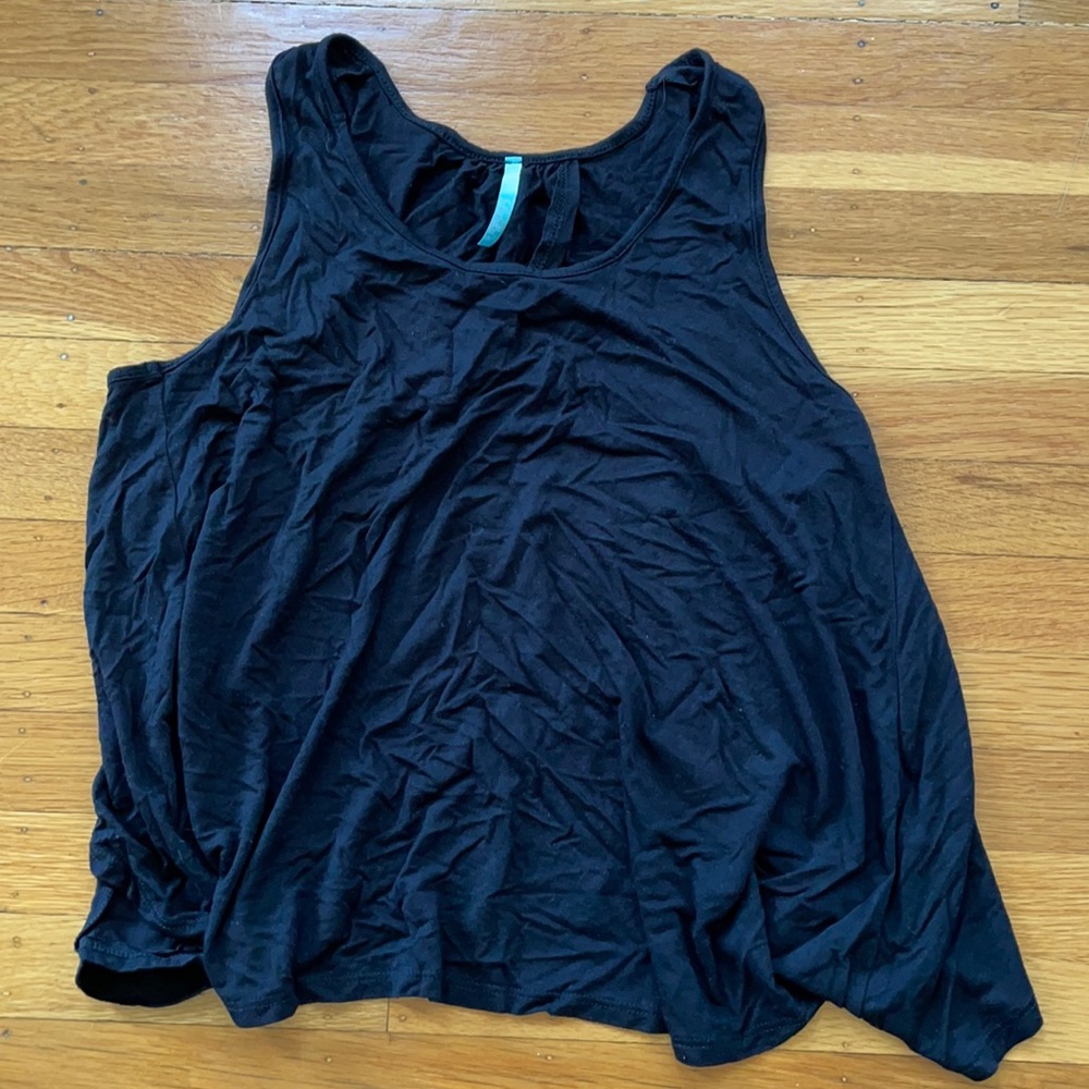 Lulus open back Black Tank Top NWOT